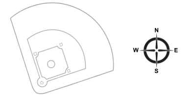 baseball field facing northeast