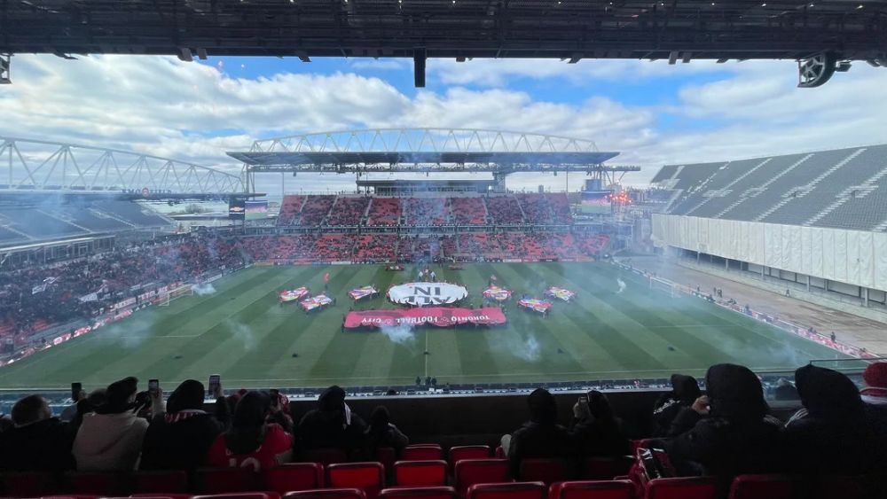 BMO Field temporary seating structures