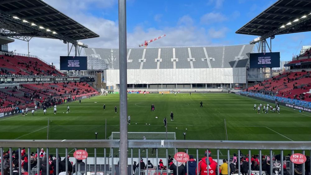 BMO Field temporary seating structures