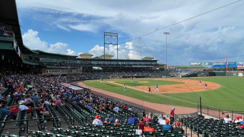 constellation field shaded seats on first base