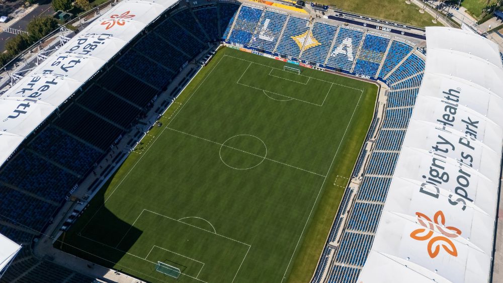 Dignity Health Sports Park shaded areas