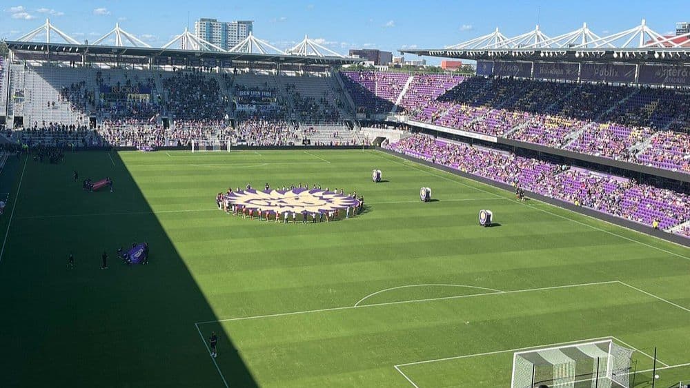 Inter&Co Stadium in the shade.