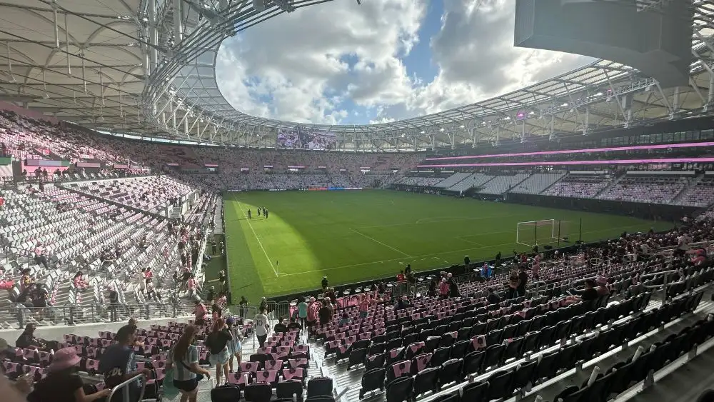 parts of the shade at Nu Stadium